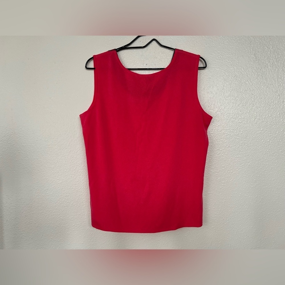 Ming Wang Bright Pink Tank Top - Picture 3 of 3